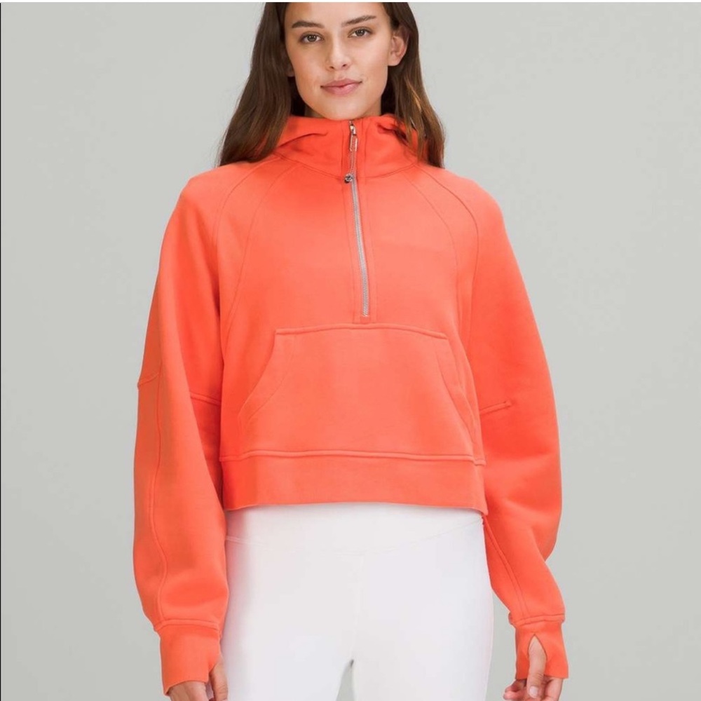 lululemon athletica Orange Hoodie
